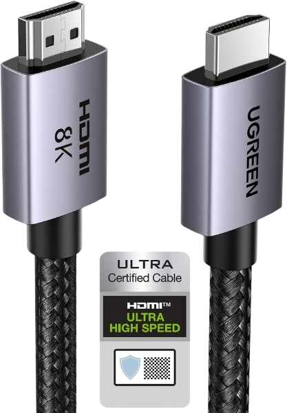 Certified Ultra High Speed HDMI Cord Aluminum