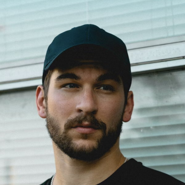Man wearing cap portrait